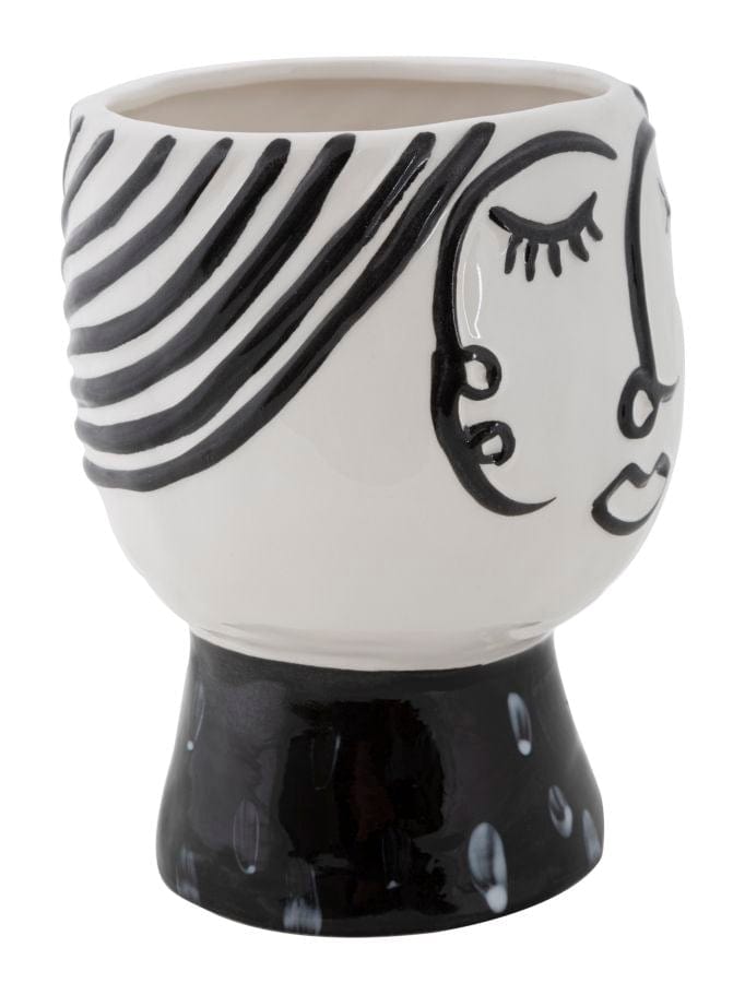 Mauro Ferretti VASE POT FACE CM Ø 14X18,2
