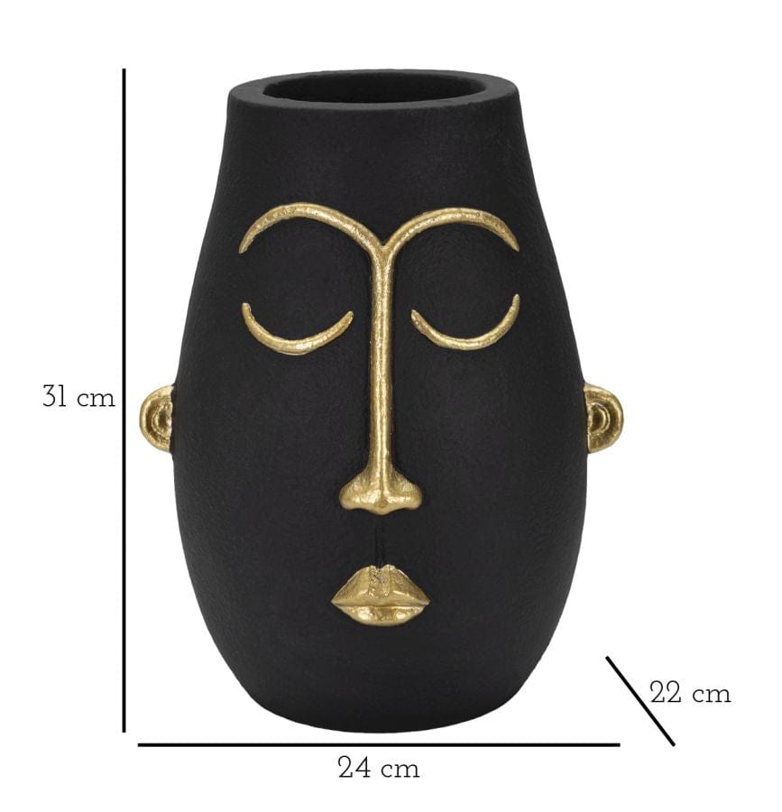 Mauro Ferretti VASE TRIBAL -A- CM 24X22X31