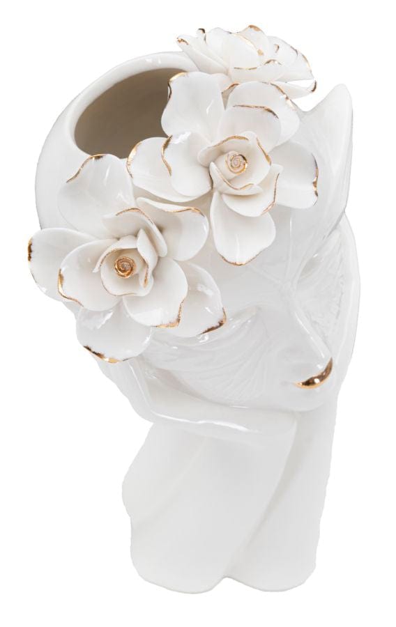 Mauro Ferretti VASE WOMAN MASK CM 16,5X14X27,3