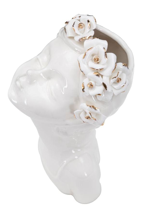 Mauro Ferretti VASE YOUNG LADY ROSES CM 10x14x26