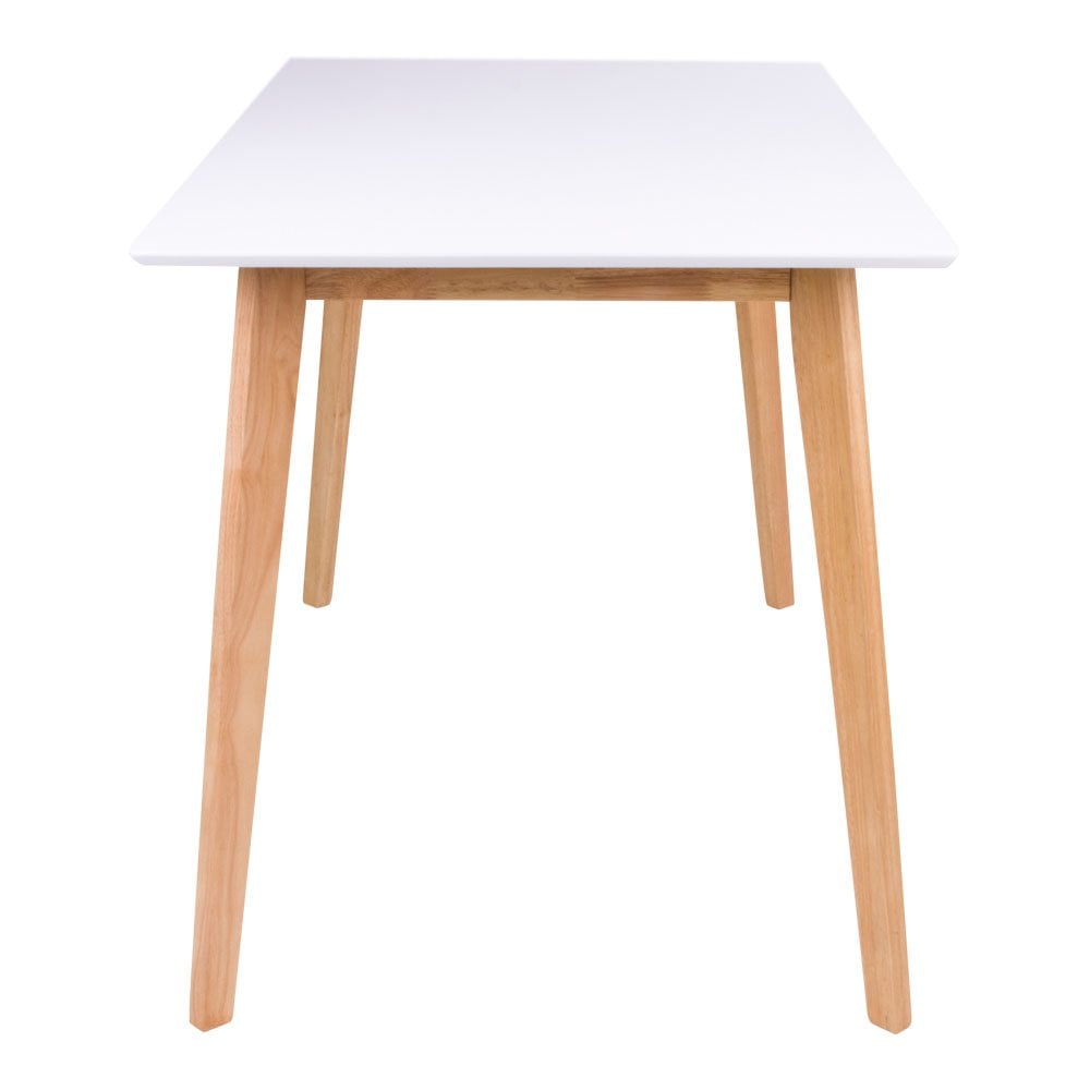 House Nordic ApS Vojens Dining Table - Eettafel in wit en naturel 120x70xh75 cm