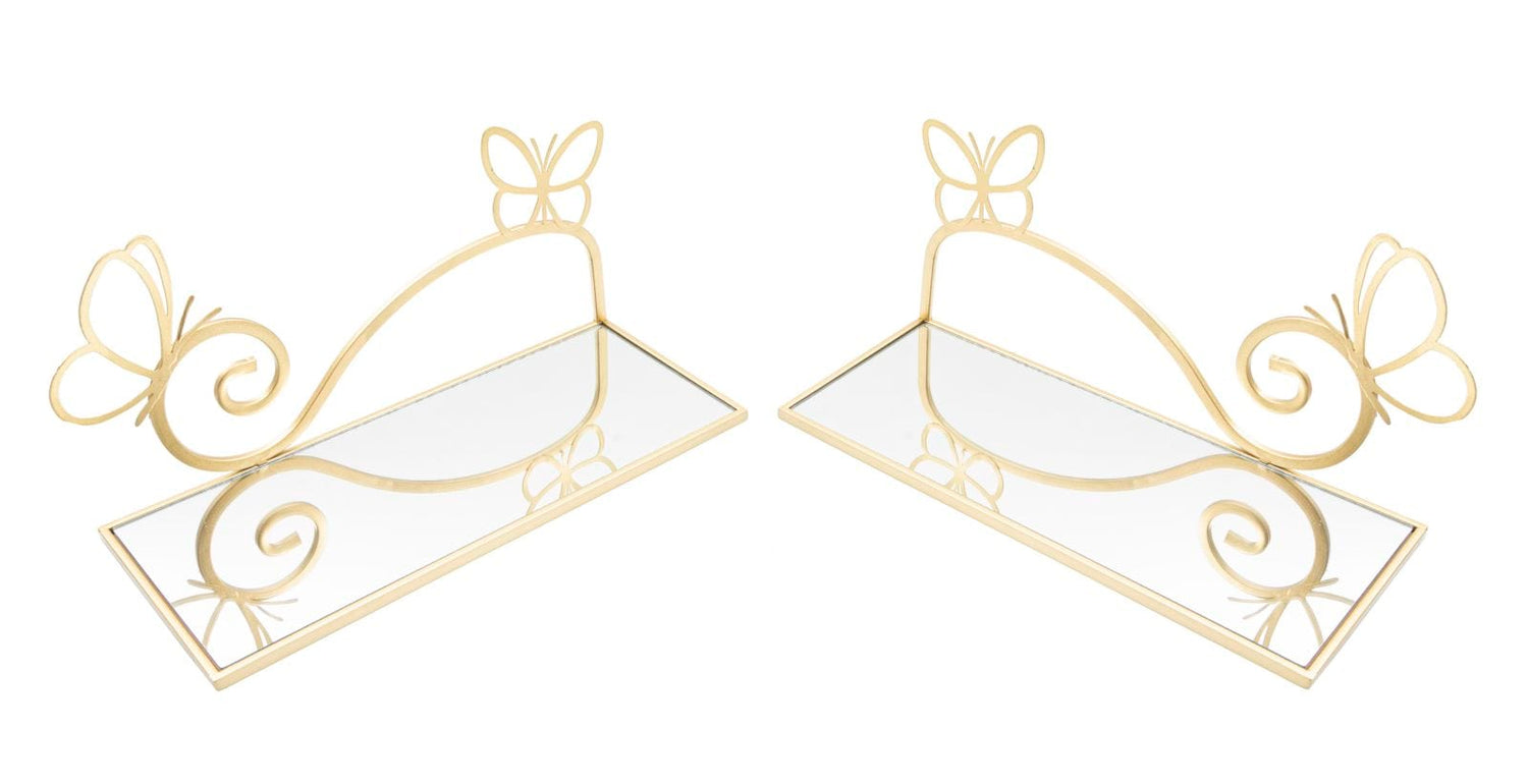 Mauro Ferretti WALL BED SIDE BUTTERFLY SET 2 PCS CM 41,5X18X21