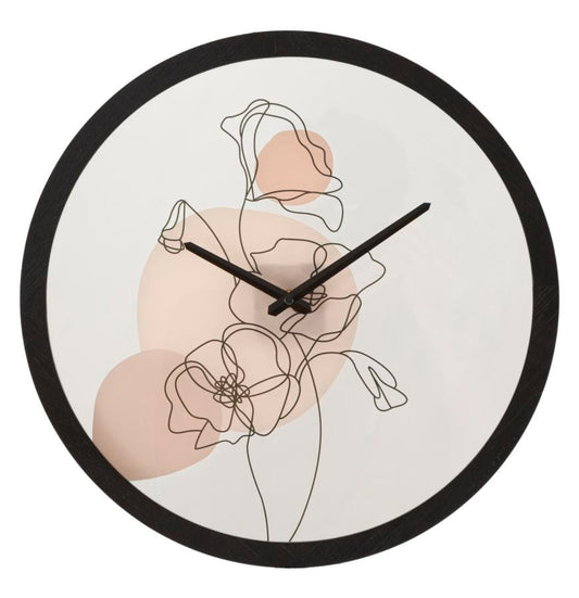 Mauro Ferretti WALL CLOCK FLOWER -B- CM Ø 40X3,5