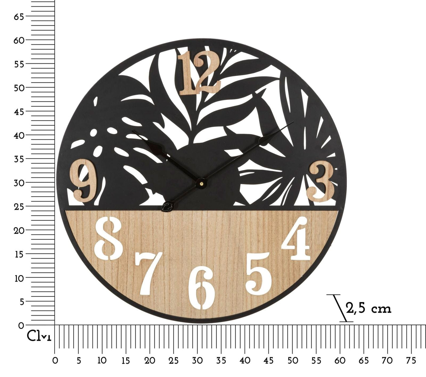 Mauro Ferretti WALL CLOCK PALM CM Ø 60X2,5