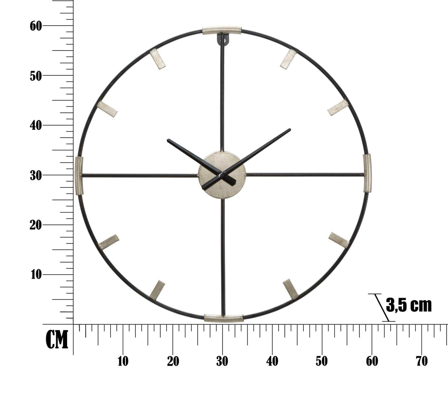 Mauro Ferretti WALL CLOCK STICKY CM Ø 60X3,5