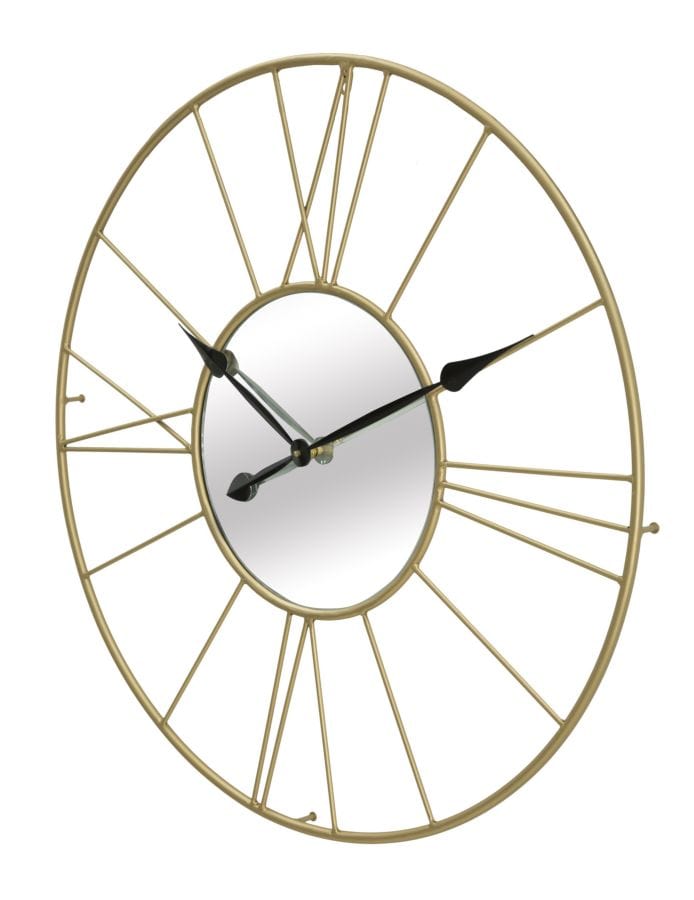 Mauro Ferretti WALL CLOCK WITH MIRROR GLAM STICK CM Ø 80X6
