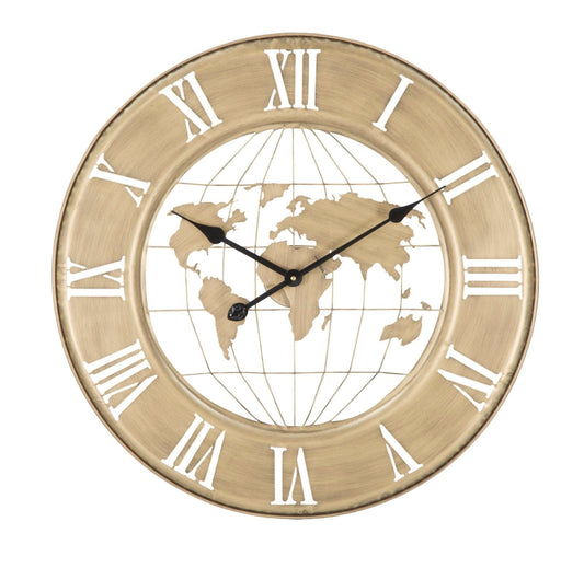 Mauro Ferretti WALL CLOCK WORLD GOLD CM
Ø 63X3