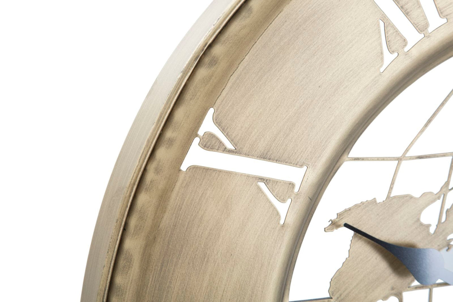 Mauro Ferretti WALL CLOCK WORLD GOLD CM 
 Ø 63X3