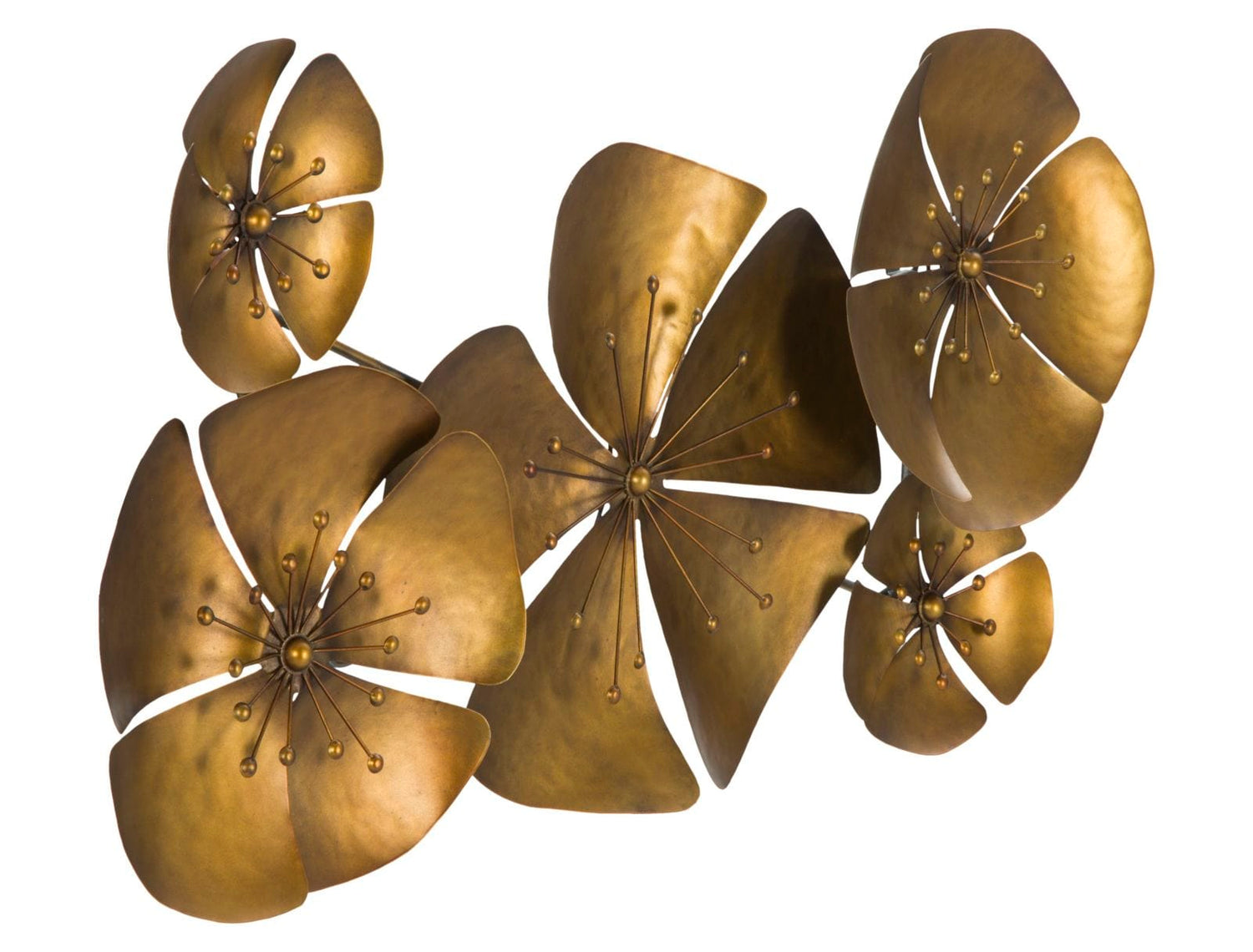 Mauro Ferretti WALL DECOR FLOWER GOLDY -A- CM 94X6X50