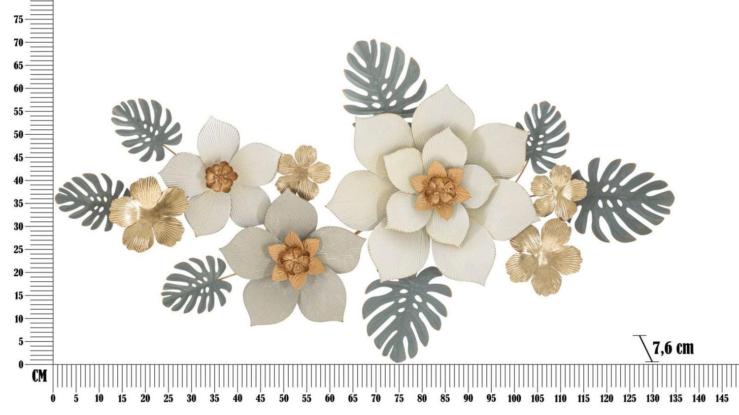 Mauro Ferretti WALL DECORATION MOTY CM 134,6X7,6X69,9