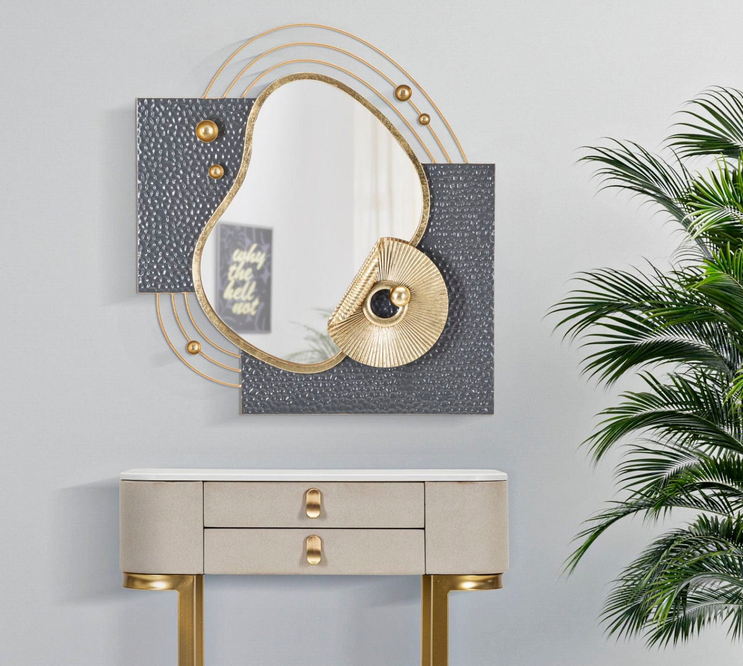 Mauro Ferretti WALL MIRROR ART CM 80X7X72,4