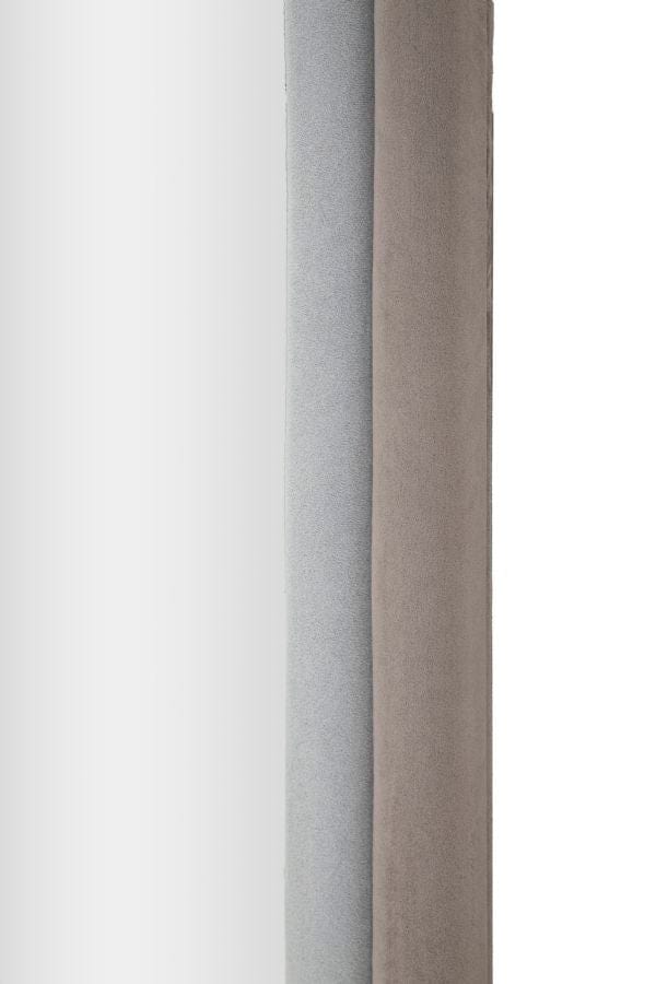 Mauro Ferretti WALL MIRROR CLOE GREY VELVET CM 60X4X160
