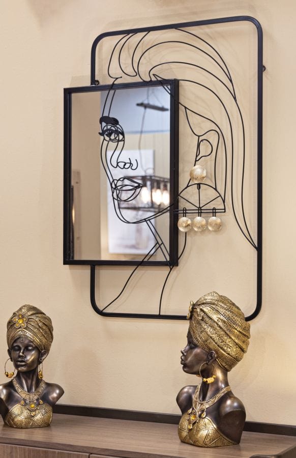 Mauro Ferretti WALL MIRROR ELEONOR CM 64,8X3,8X85