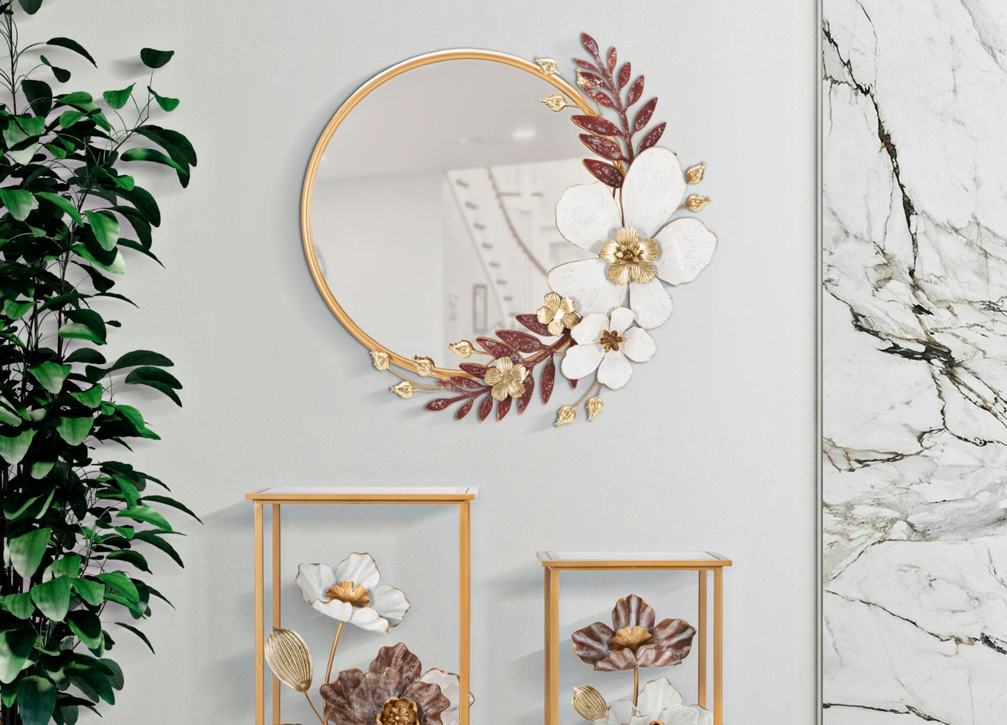 Mauro Ferretti WALL MIRROR FLOT CM 74,9X7,6X72,4