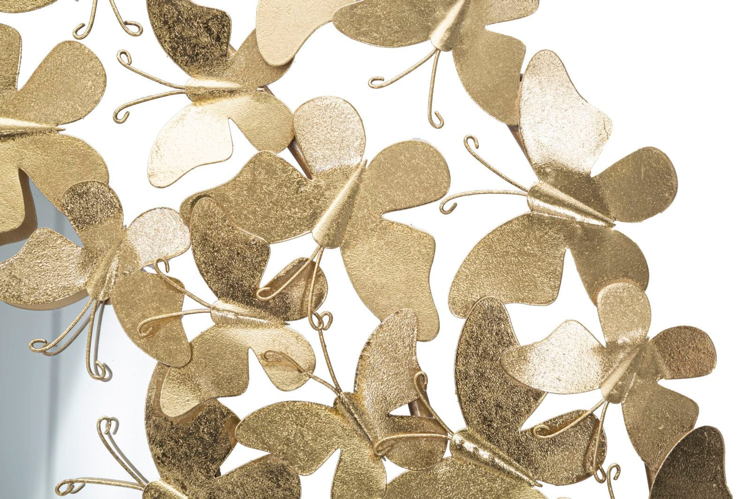 Mauro Ferretti WALL MIRROR GLAM BUTTERFLY WIND Ø CM 81,5X3,5 (MIRROR CM Ø55)