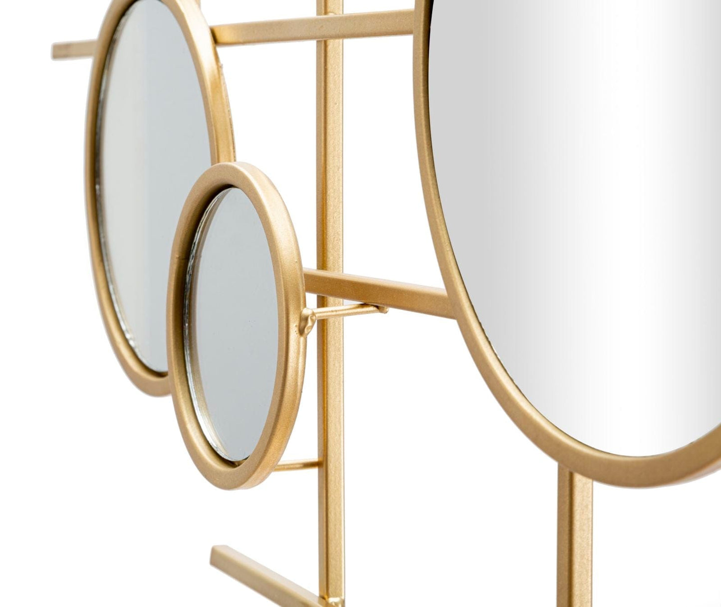 Mauro Ferretti WALL MIRROR GLOXY CM 117X4,5X61 (MIRROR CM Ø 18-13-8)
