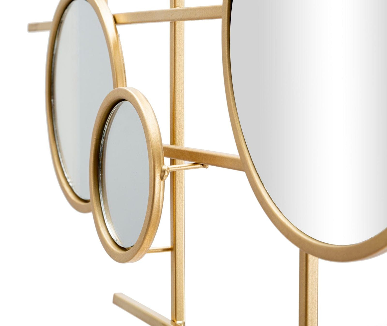 Mauro Ferretti WALL MIRROR GLOXY CM 117X4,5X61 (MIRROR CM Ø 18-13-8)