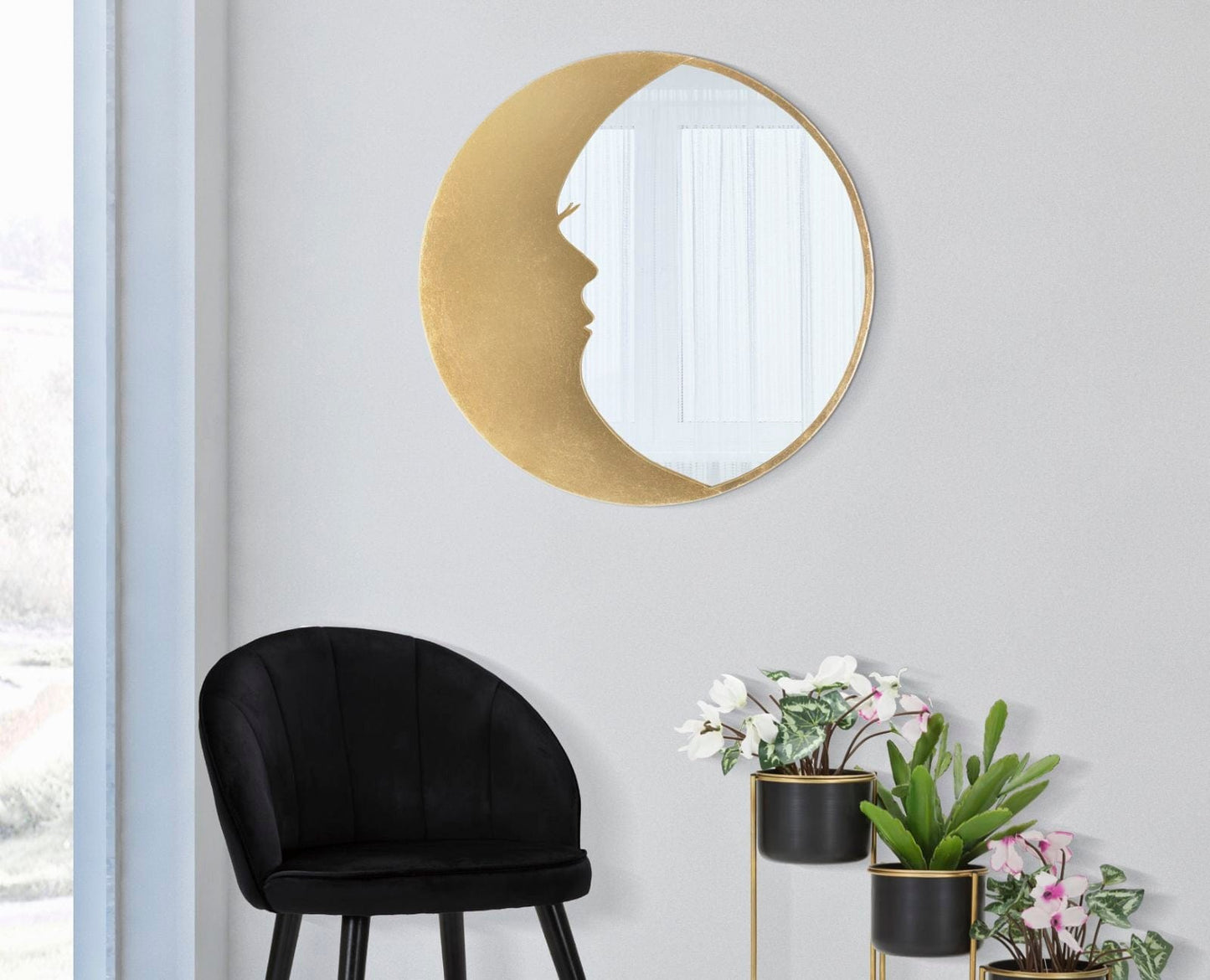 Mauro Ferretti WALL MIRROR MOON CM Ø 72,5X2,3