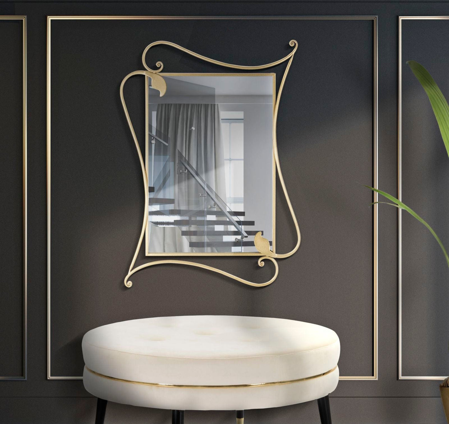 Mauro Ferretti WALL MIRROR PETAL CM 80X4X110