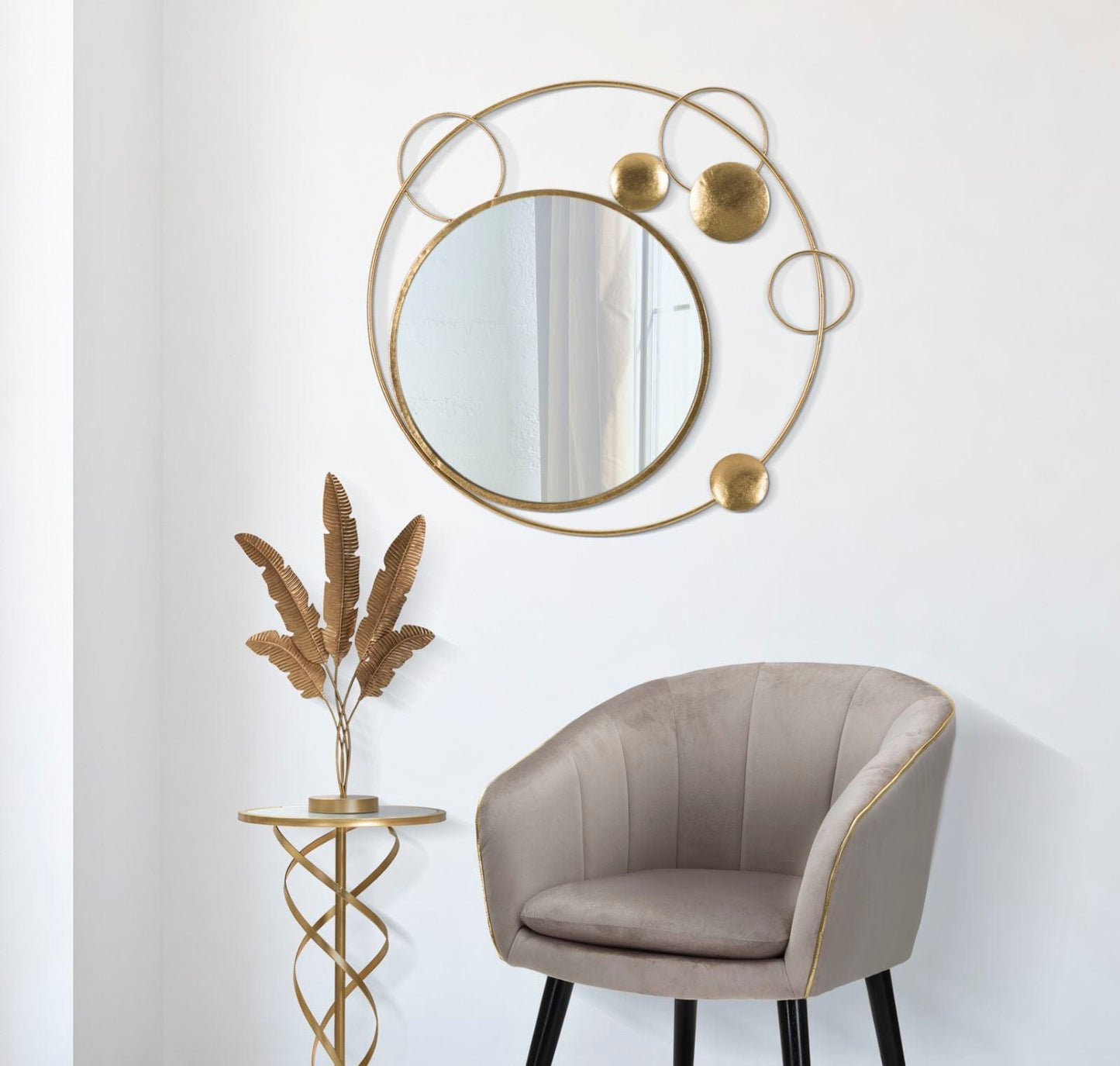 Mauro Ferretti WALL MIRROR PLANET CM 90X3X83