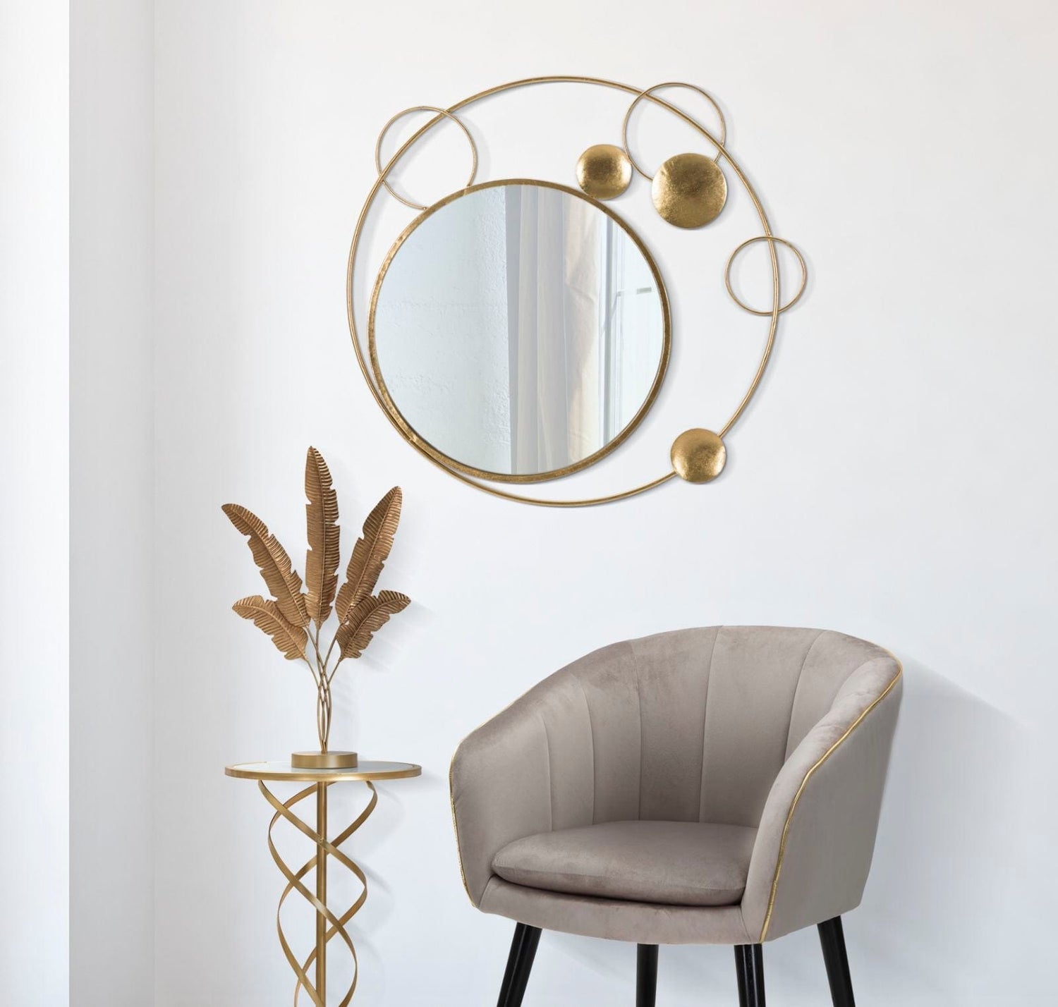 Mauro Ferretti WALL MIRROR PLANET CM 90X3X83