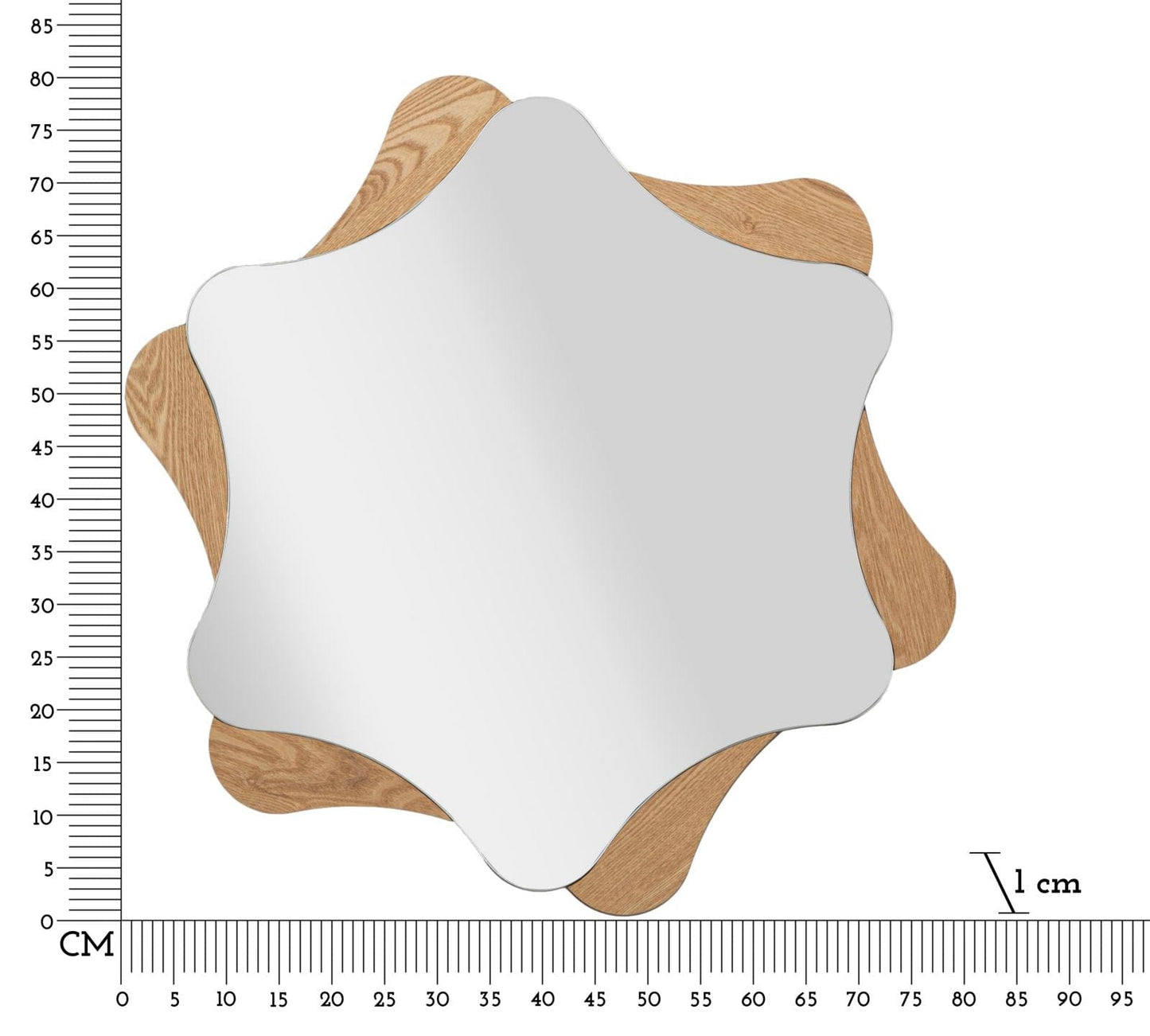 Mauro Ferretti WALL MIRROR STAR CM Ø 80X1