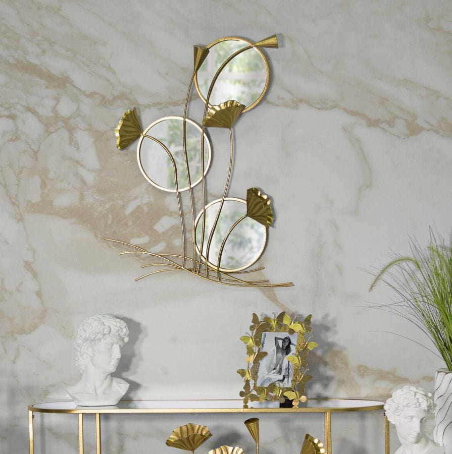 Mauro Ferretti WALL MIRROR TRIPLE FLOW CM 65X8X88