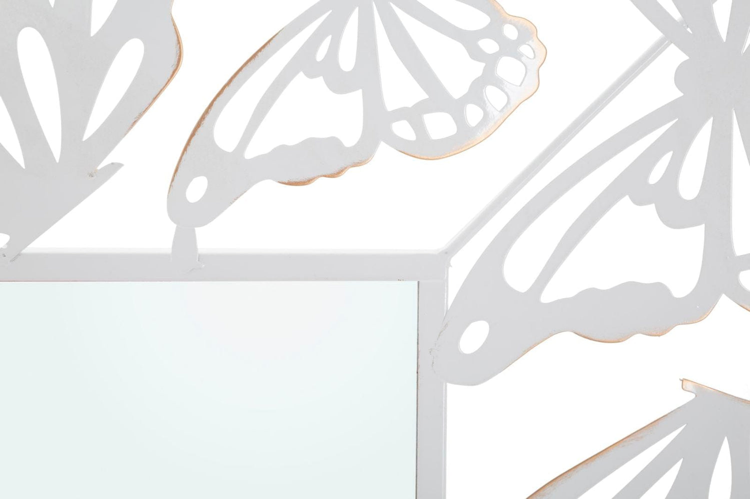 Mauro Ferretti WALL MIRROR WHITE BUTTERFLY CM 85X1X115