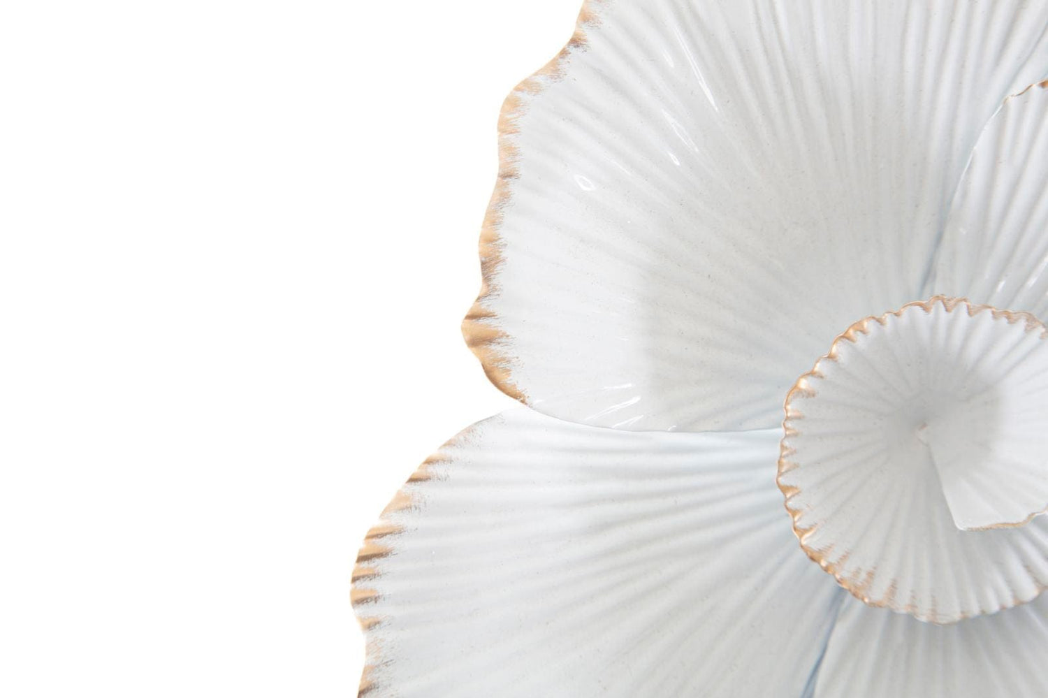 Mauro Ferretti WALL MIRROR WHITE FLOWER CM 82X2,6X85,5