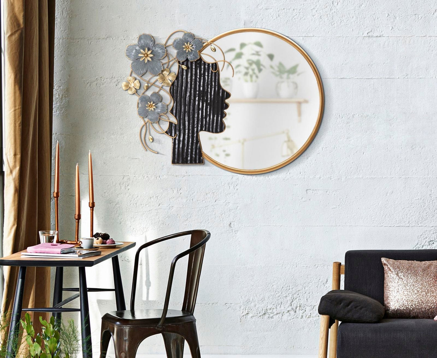 Mauro Ferretti WALL MIRROR WOMAN CM 81,9X7X61