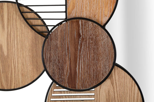 Mauro Ferretti WALL MIRROR WOODY CM 123,2X4,4X63,5