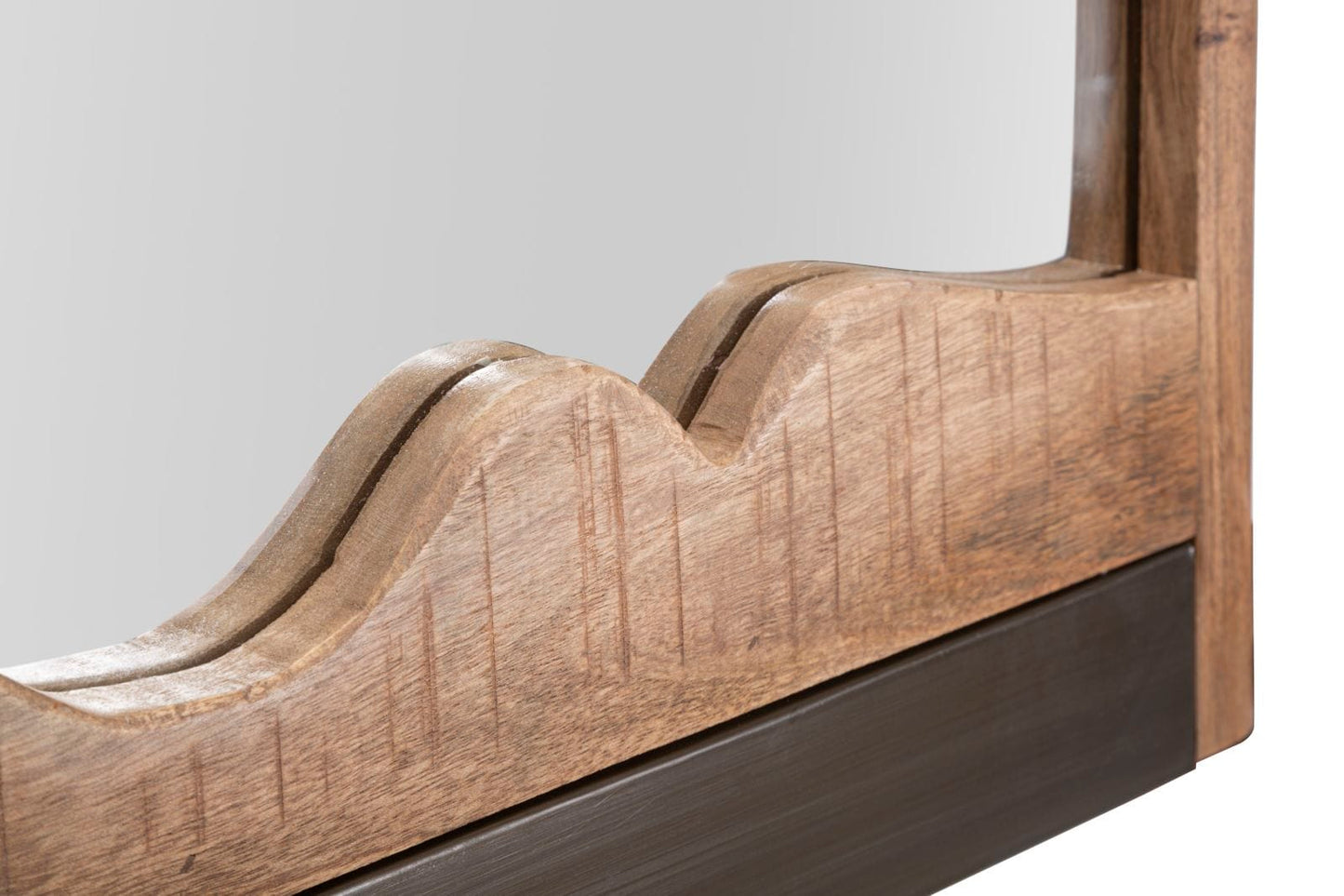 Mauro Ferretti WALL MIRROR YELLOWSTONE CM 120X4X72 (LEGNO DI ACACIA NILOTICA)