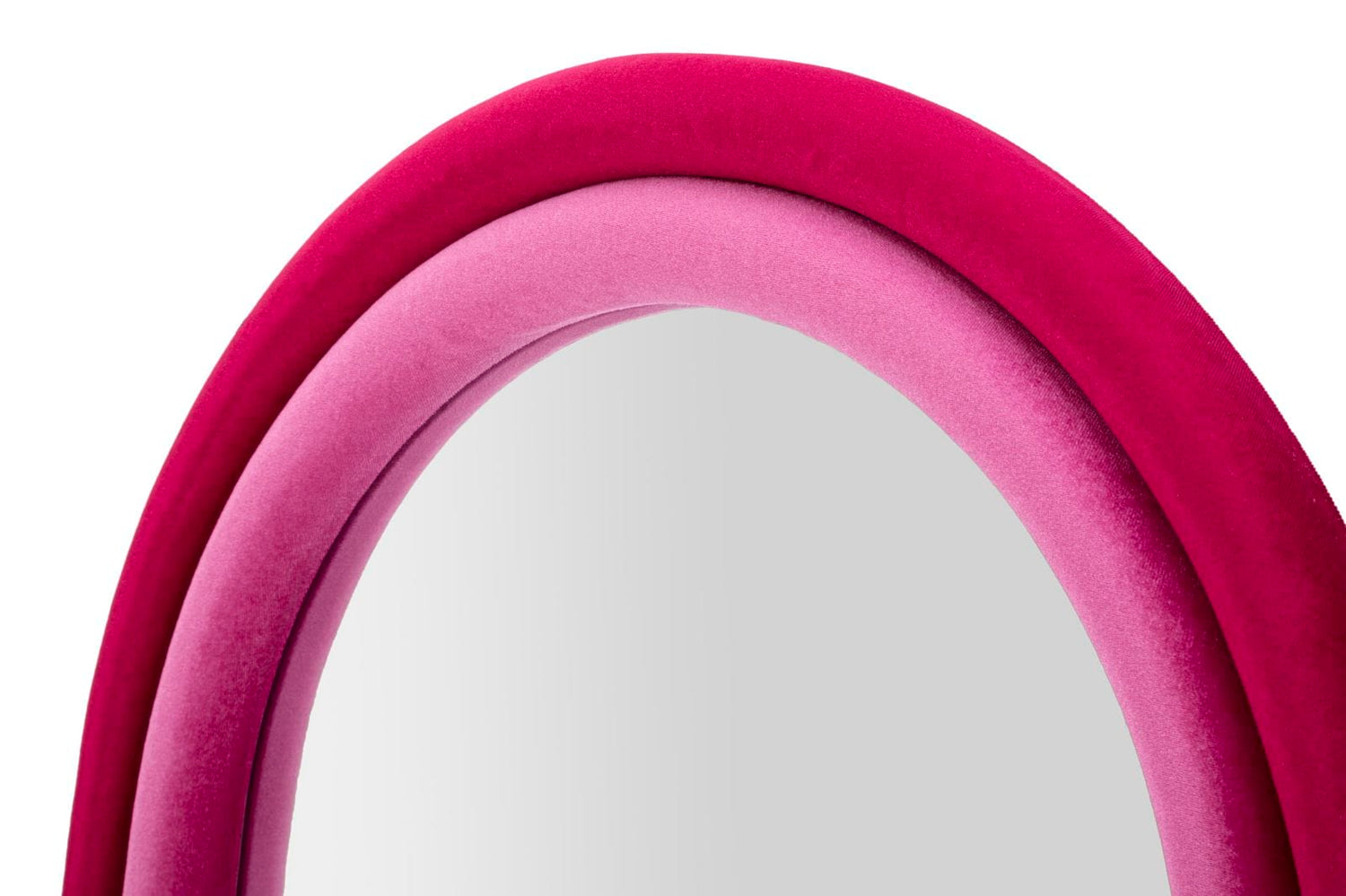 Mauro Ferretti WALL MIRRORO CLOE FUXIA VELVET CM 60X4X160