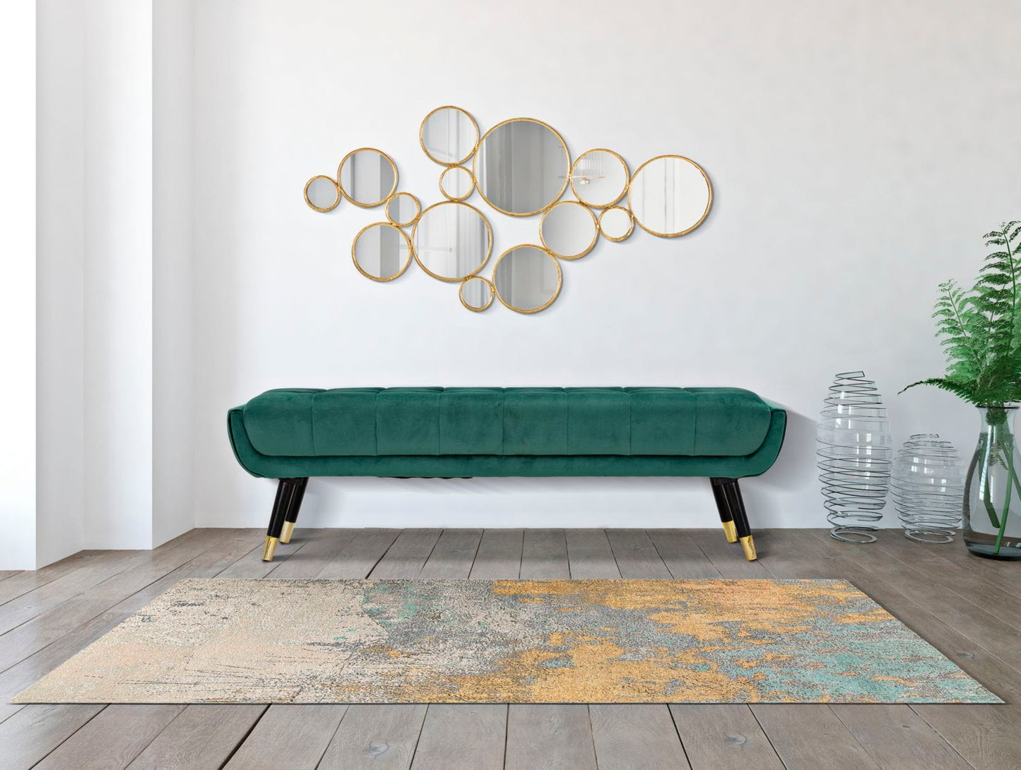 Mauro Ferretti WALL PANEL WITH MIRRORS CM 100X2,3X51,5