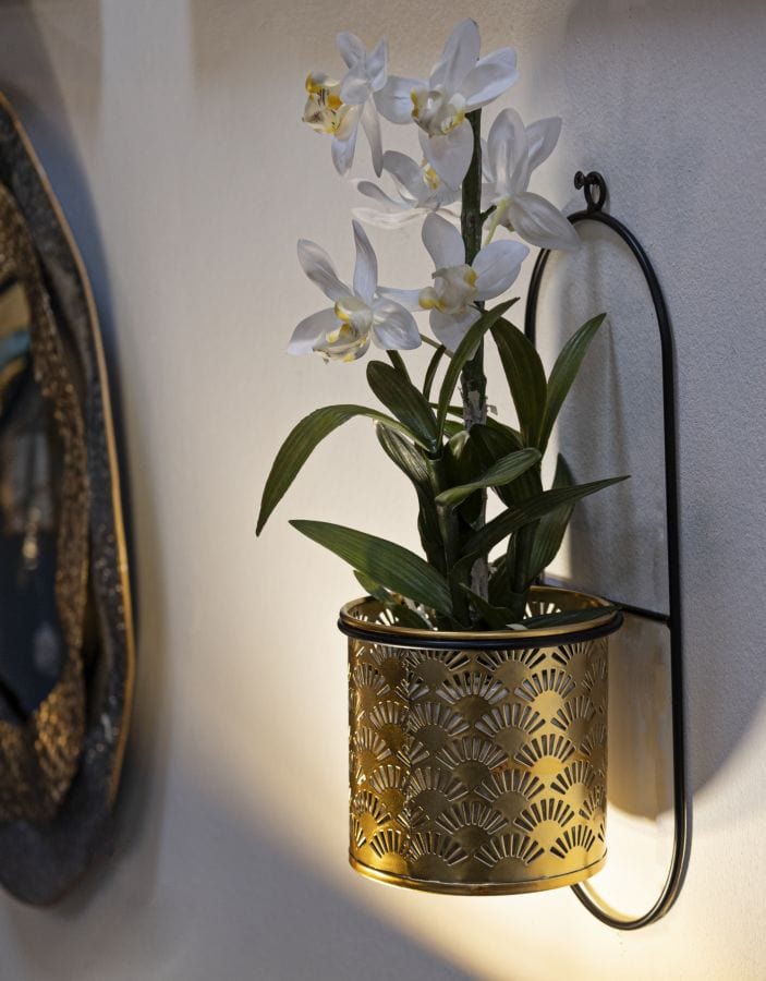 Mauro Ferretti WALL VASE HOLDERHONG CM 14X14X37