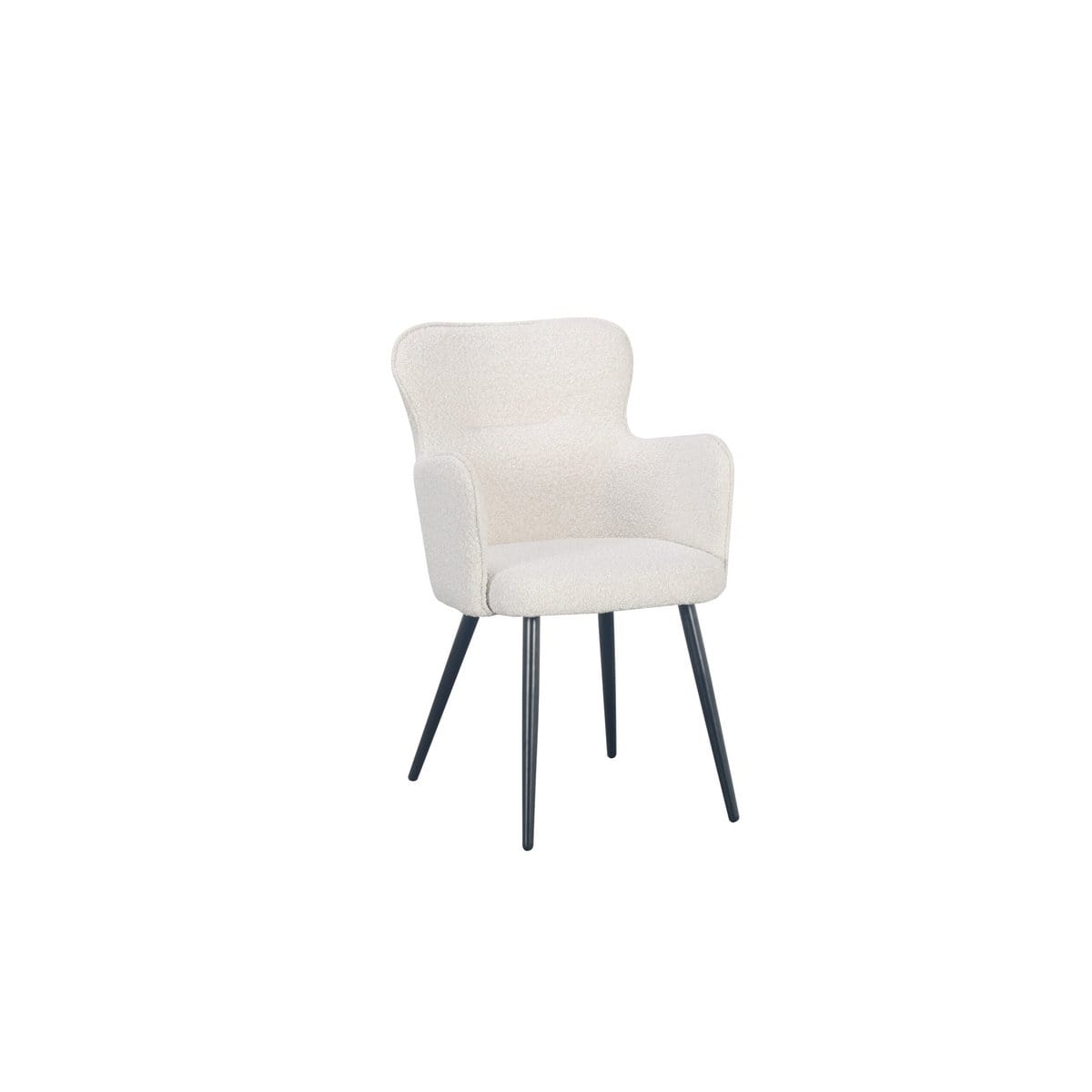 Pole To Pole Wing chair pearl white (Set of 2)