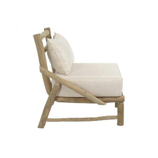 HAVANA - RELAXSTOEL - FAUTEUIL - TEAK HOUT - NATUREL | IndustrieelHuys.nl.