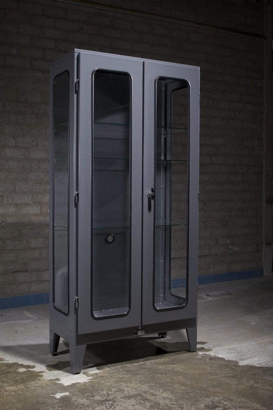 Industriële kast matzwart MK1.2 | IndustrieelHuys.nl.