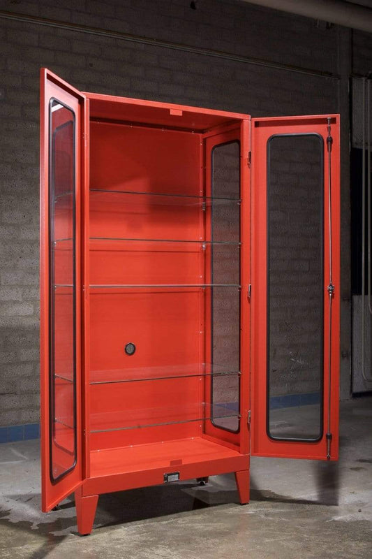 Industriële kast rood MK1.2 | IndustrieelHuys.nl.