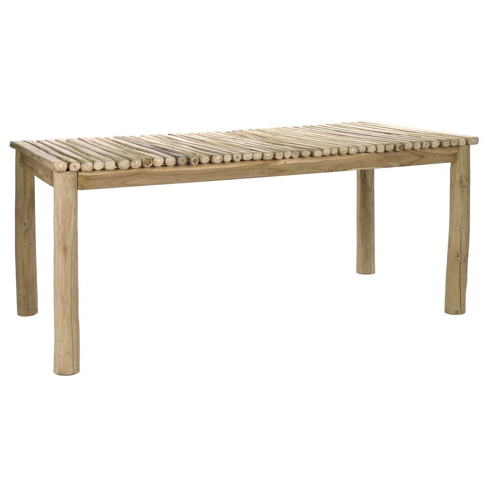 Pomax teak houten tafel HAVANA - TAFEL - TEAK HOUT - L 180 X W 90 X H 78 CM - NATUREL