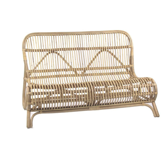 Pomax Zitbankelementen KIM - 2-ZIT - ROTAN - L 118 X W 80 X H 77 CM - NATUREL